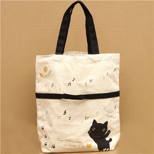 big-Kutusita-Nyanko-cat-canvas-linen-bag